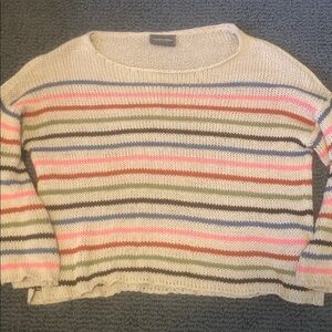 Wooden Ships Multicolor Striped Sweater